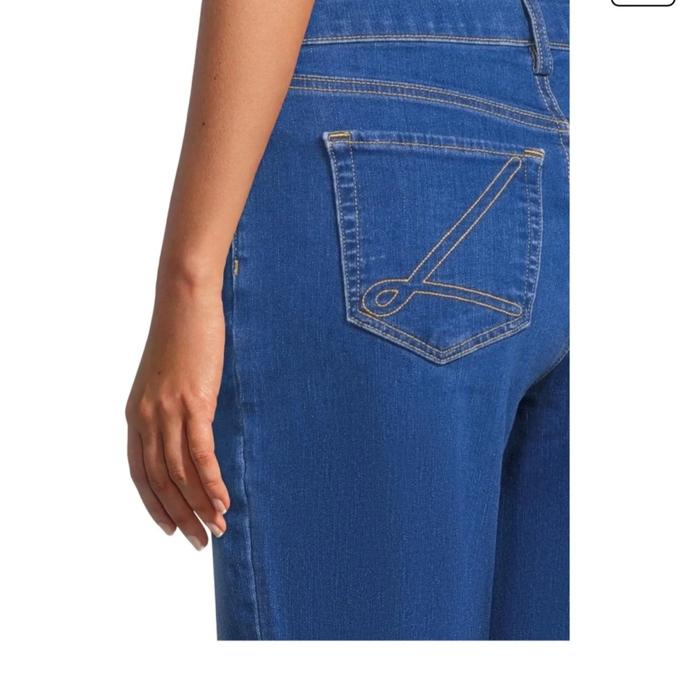 Lilly Pulitzer Aniston high-rise Blue Straight Leg Jeans - Picture 2 of 6